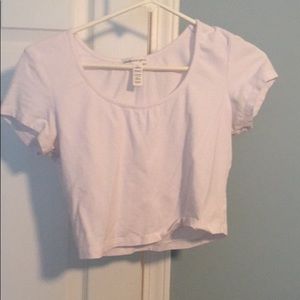 White crop top!!